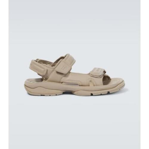 발렌시아가 남성 샌들 슬리퍼 Tourist faux leather sandals P00827595