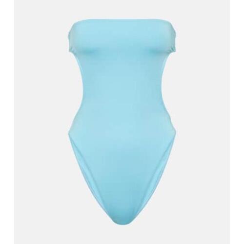 생로랑 여성 비치웨어 Cutout strapless swimsuit P00910809