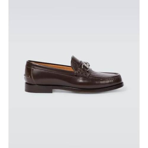 구찌 남성 구두 로퍼 GG embellished leather loafers P00939638