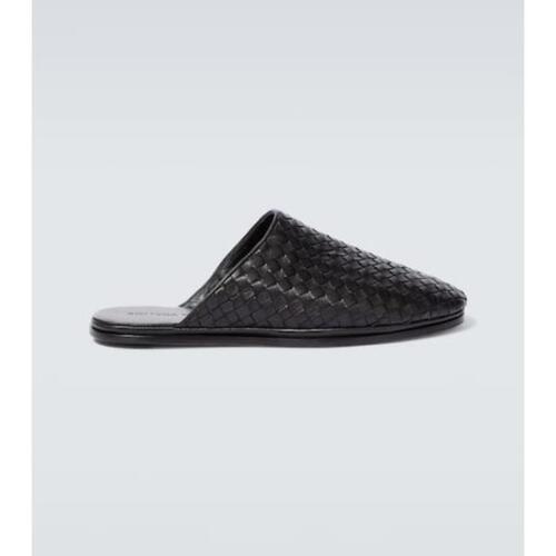 보테가베네타 남성 샌들 슬리퍼 Intrecciato leather slippers P00745766