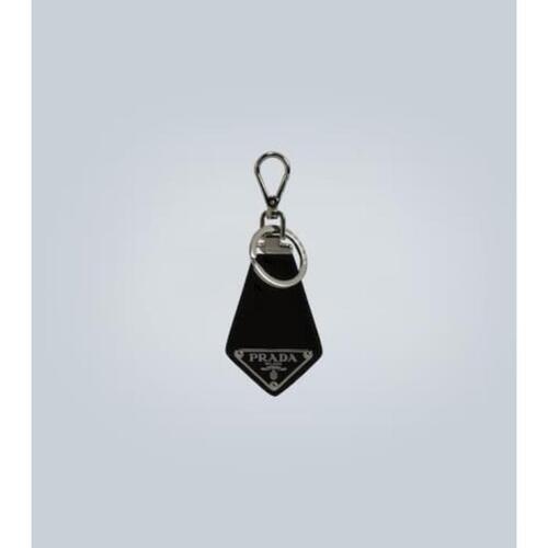프라다 남성 키링 가죽소품 Leather key ring with logo P00442612