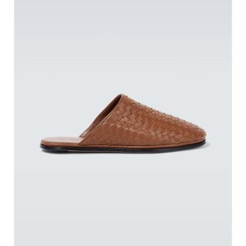 보테가베네타 남성 샌들 슬리퍼 Intrecciato leather slippers P00830093