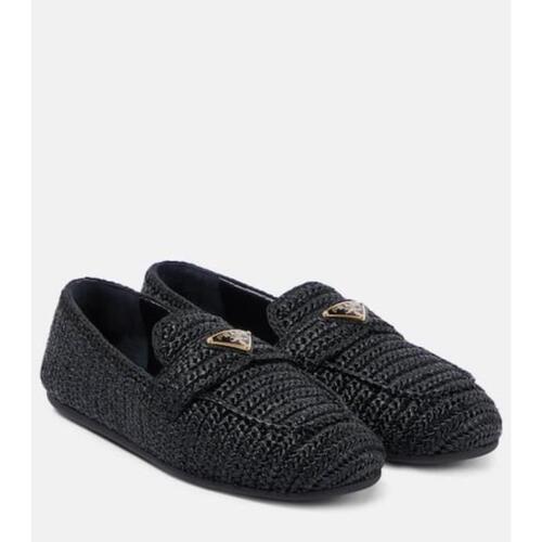 프라다 여성 로퍼 레이스업 Crochet loafers P00885109
