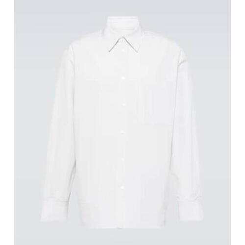 보테가베네타 남성 셔츠 Checked cotton&amp;linen shirt P00925484