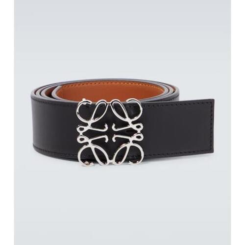 로에베 남성 벨트 Anagram reversible leather belt P00753098