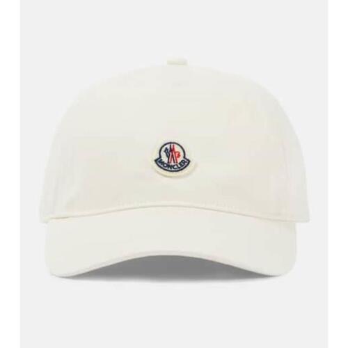 몽클레르 여성 모자 Logo cotton gabardine baseball cap P00904247