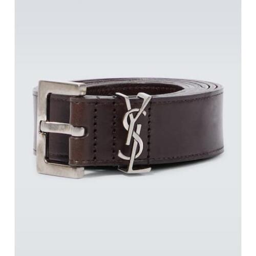 생로랑 남성 벨트 Cassandre leather belt P00892080