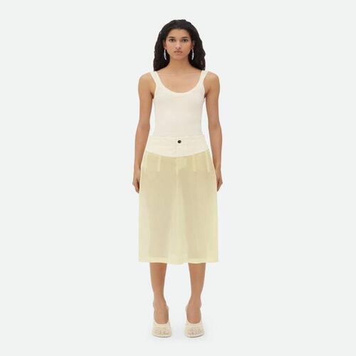 보테가베네타 여성 스커트 Light Cotton Gauze Skirt 784722V2XW07061