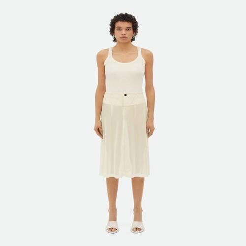 보테가베네타 여성 스커트 Light Cotton Gauze Skirt 784722V2XW09317