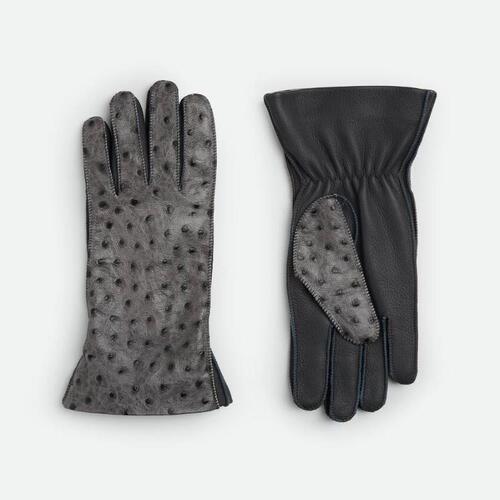 보테가베네타 여성 장갑 Ostrich Effect Leather Gloves 769187V3EP01178