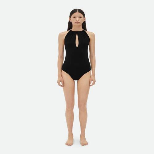 보테가베네타 여성 비치웨어 Stretch Nylon Swimsuit With Knot Detail At Neck 773080V2RN01000