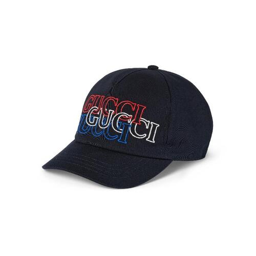 구찌 남성 모자 788548 4HA9X 4100 Baseball hat with Gucci embroidery