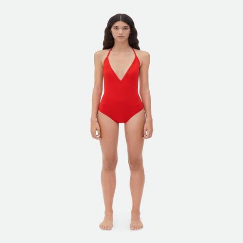보테가베네타 여성 비치웨어 Stretch Nylon Halter Neck Swimsuit 779267V3PP06120