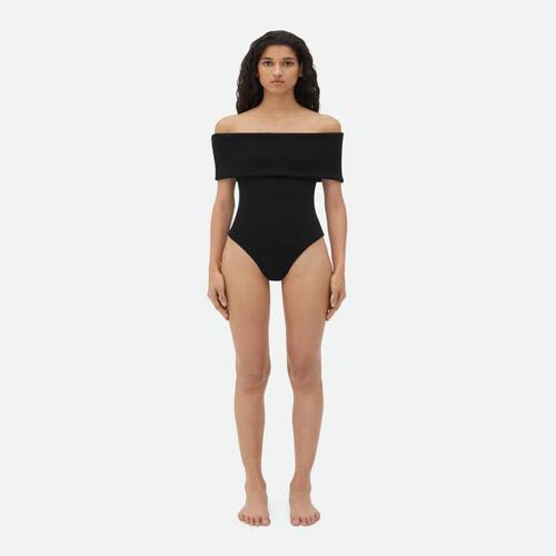 보테가베네타 여성 비치웨어 Stretch Nylon Off The Shoulder Swimsuit 779268V3PP01000