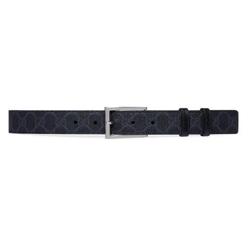 구찌 남성 벨트 771105 BTTAN 1000 Reversible belt with rectangular buckle