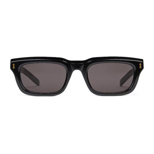 구찌 남성 선글라스 778321 J0740 1012 Rectangular frame sunglasses