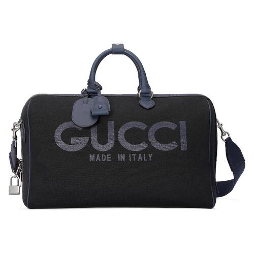 구찌 남성 여행가방 771178 FACSY 8643 Large duffle bag with Gucci print