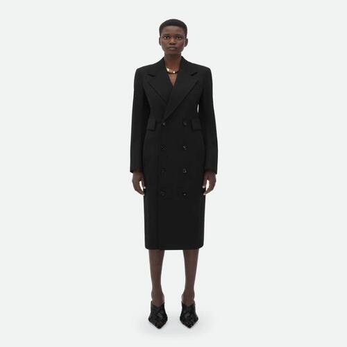 보테가베네타 여성 코트 Curved Sleeves Light Wool Coat 738203V1HK01000