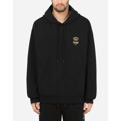 돌체앤가바나 남성 후드티 후드집업 Jersey hoodie with embroidery G9VC8ZHU7H9N0000