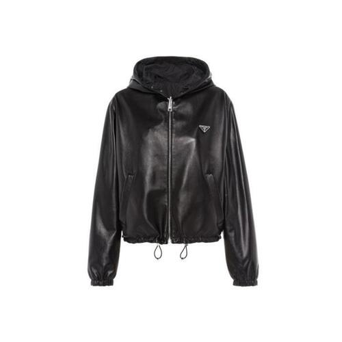 프라다 여성 아우터 58A085_1WDV_F0002 Reversible nappa leather jacket