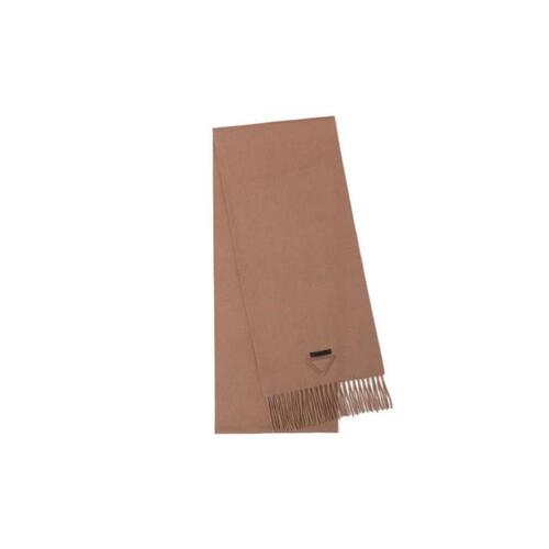 프라다 여성 스카프 숄 1FS005_1YLF_F0040 Solid color cashmere scarf