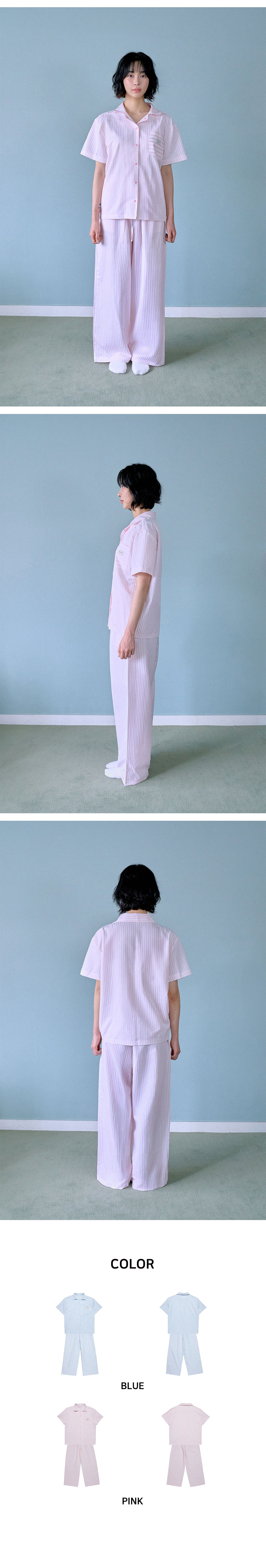 반팔 티셔츠 모델 착용 이미지-S1L3