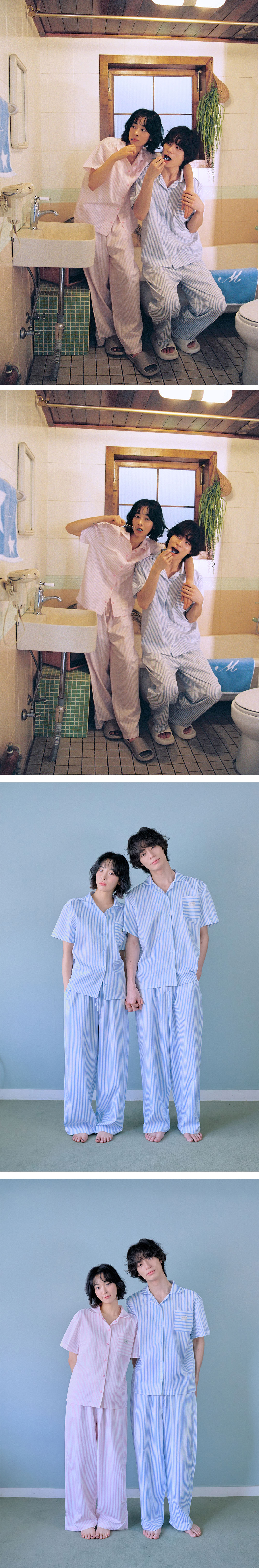 반팔 티셔츠 모델 착용 이미지-S1L9