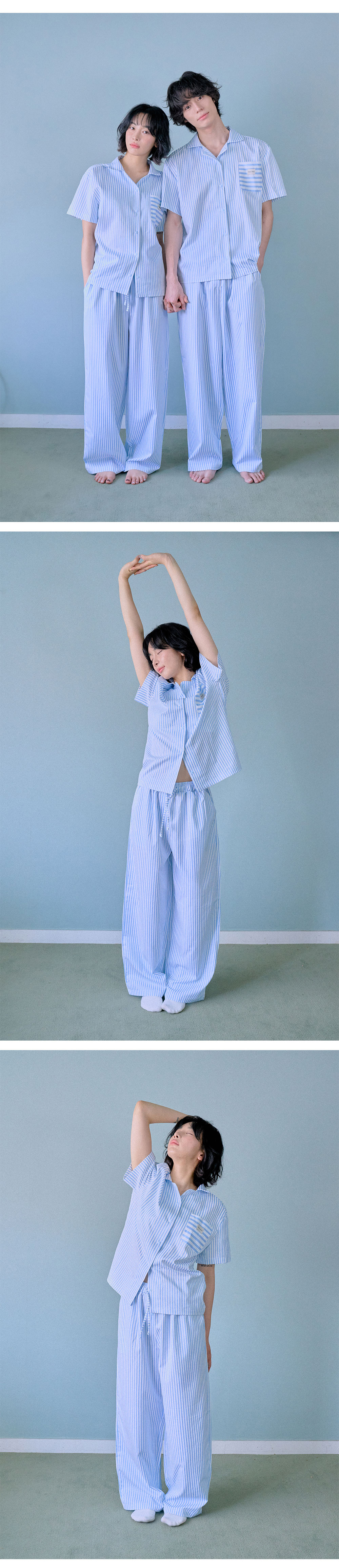 반팔 티셔츠 모델 착용 이미지-S1L6