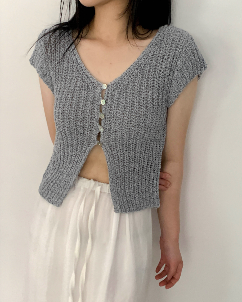 shoulder cap knit