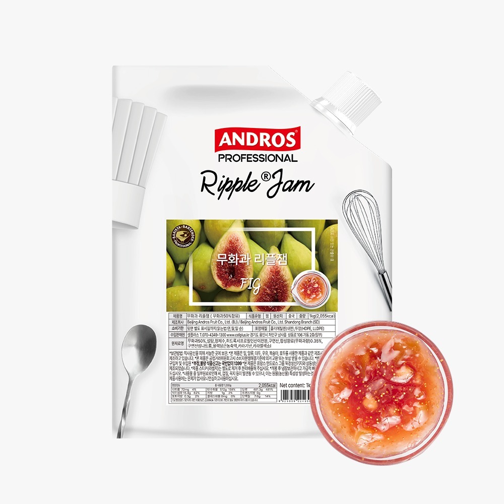 셀플러스 스튜디오 앤드로스 도이팩 무화과 리플잼 1kg | 베이커리·카페용 과일잼