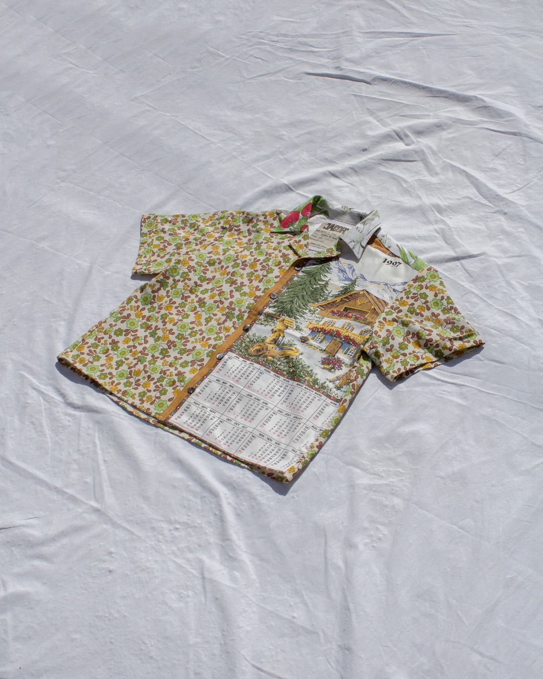 Hand embroidery shirt 028