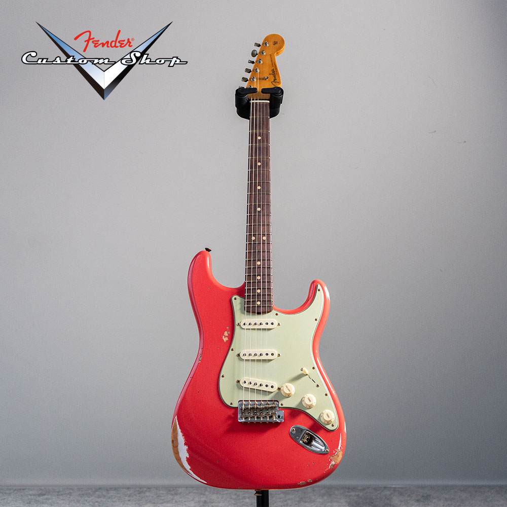 ESP/LTD W21 LTD 1963 STRATOCASTER HEAVY RELIC – AGED FIESTA RED (CZ584180 / 2025년)