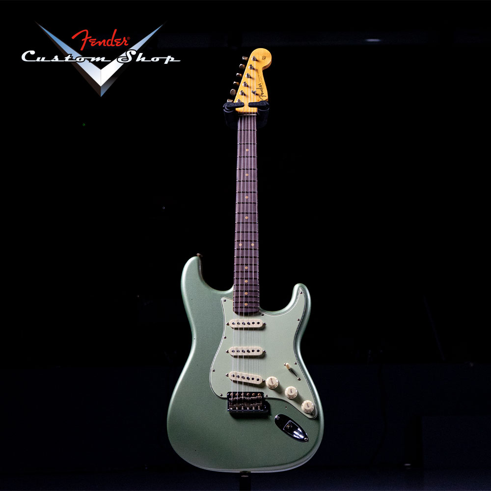 F22 LIMITED EDITION 59 STRATOCASTER JOURNEYMAN – SUPER FADED/AGED SAGE GREEN METALLIC [CZ579421 / 2024년식]