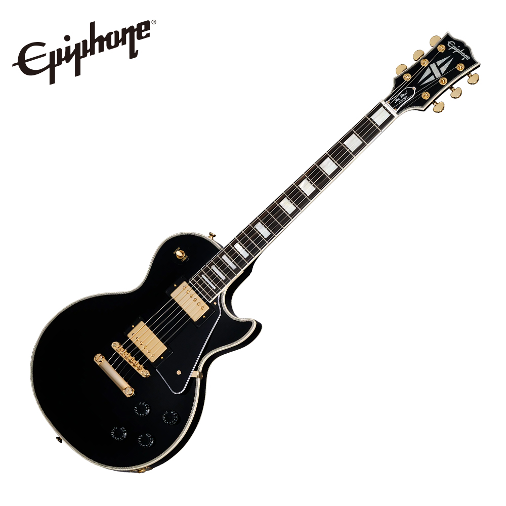 Gibson INSPIRED BY GIBSON CUSTOM LES PAUL CUSTOM, EBONY