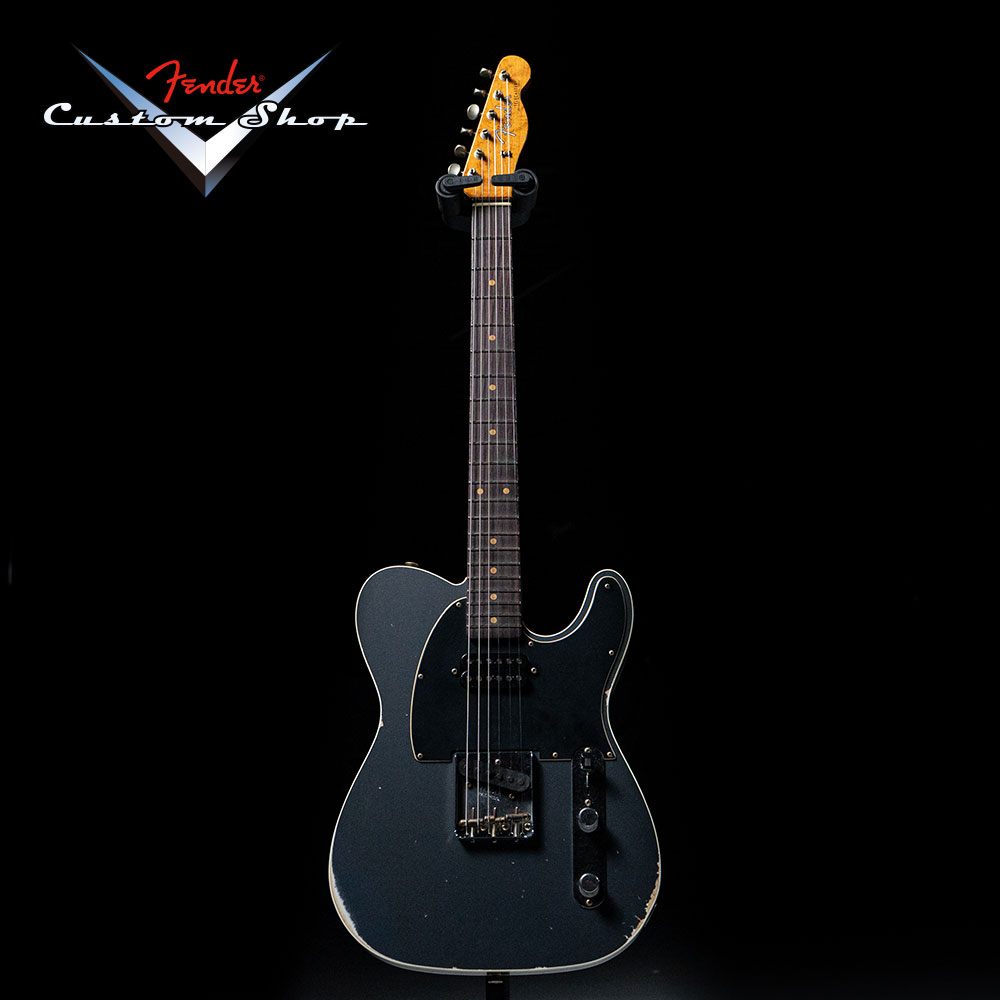 Custom B2 LIMITED EDITION HS TELECASTER CUSTOM RELIC – AGED CHARCOAL FROST METALLIC [CZ584105 / 2025년식]