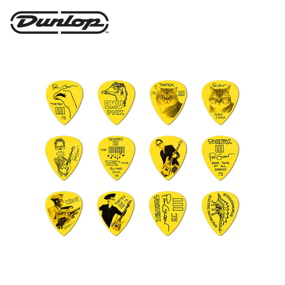 Custom PAUL GILBERT CUSTOM TORTEX® TIII PICK .73MM - 36 PACK