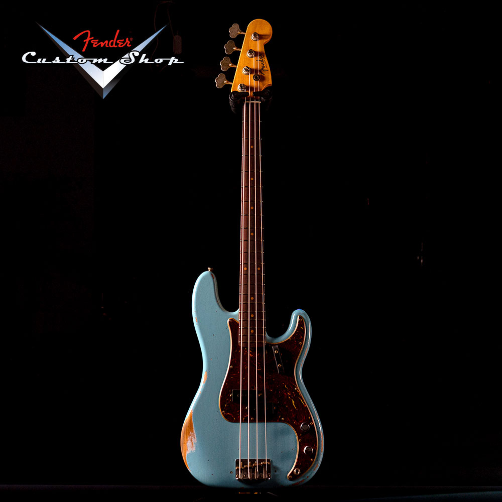 Blue Microphones F22 Limited Edition 63 Precision Bass Heavy Relic - Aged Daphne Blue [2024년식 CZ581071]