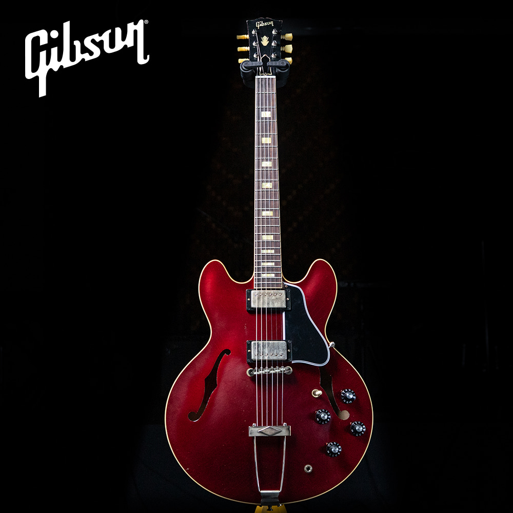Gibson Custom 1964 ES-335 Reissue Trapeze Murphy Labs Light Aged NH - Sparkling Burgundy