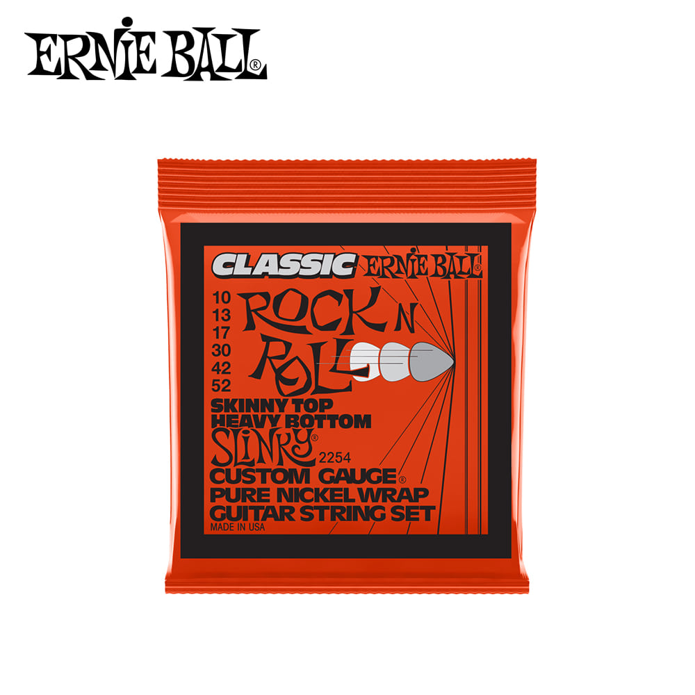 Native Instruments SKINNY TOP HEAVY BOTTOM SLINKY CLASSIC ROCK N ROLL PURE NICKEL WRAP E/G STRINGS 10-52 GAUGE