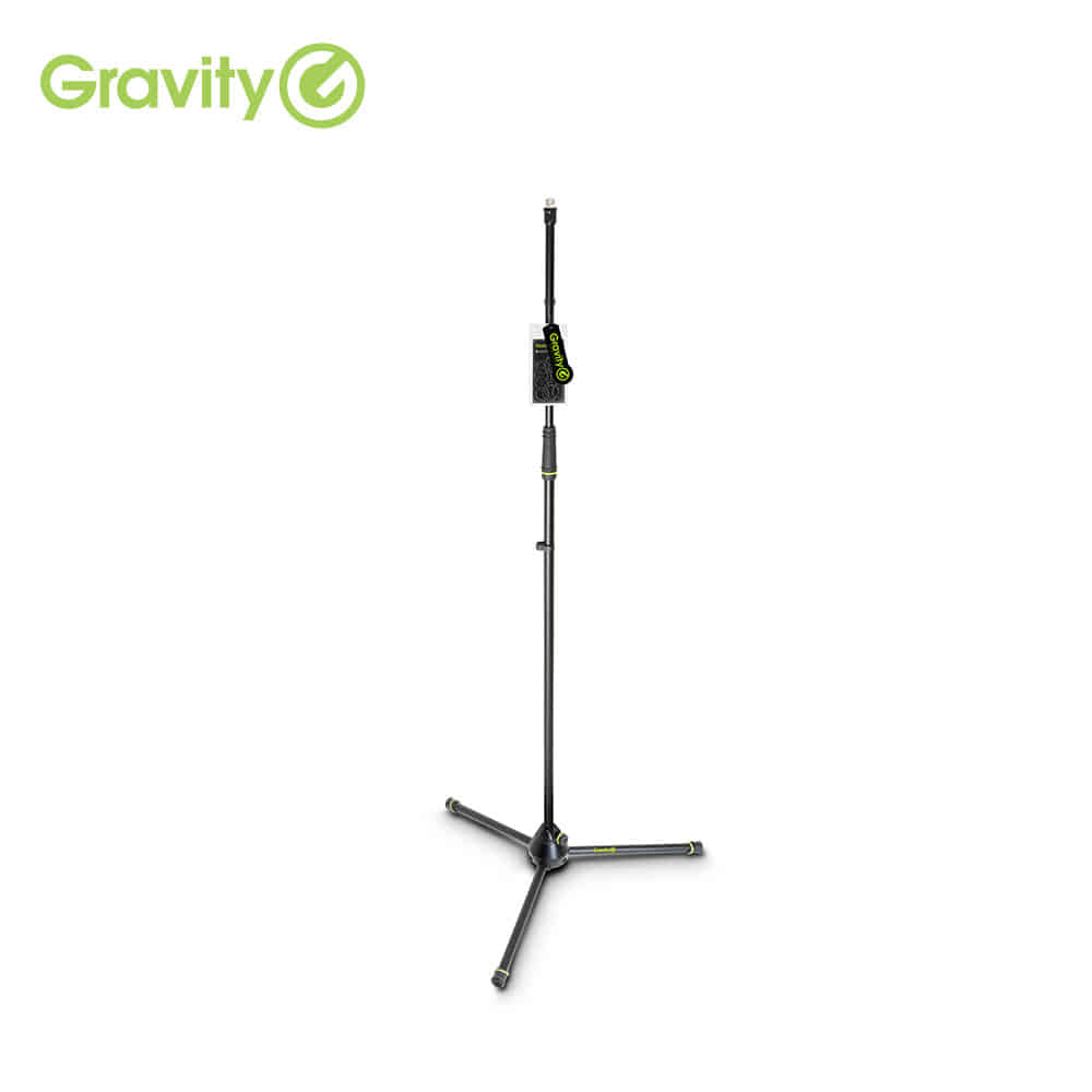 MIC STAND WITH FOLDING TRIPOD BASS