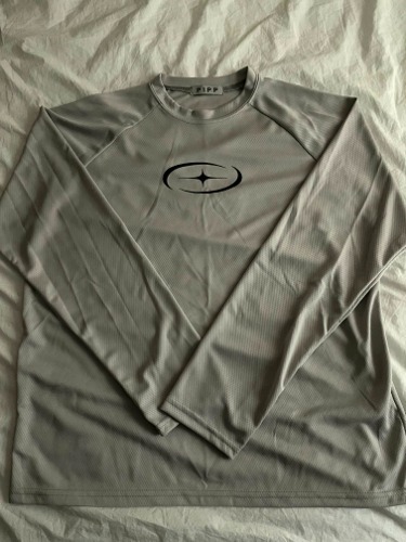 Y2K 로고 나염 워머 티셔츠