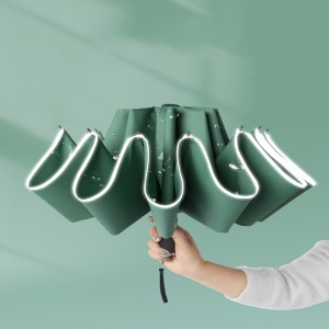 소원마켓 거꾸로 3단 자동 우산 튼튼한 양우산 고급 프리미엄 방수 우산