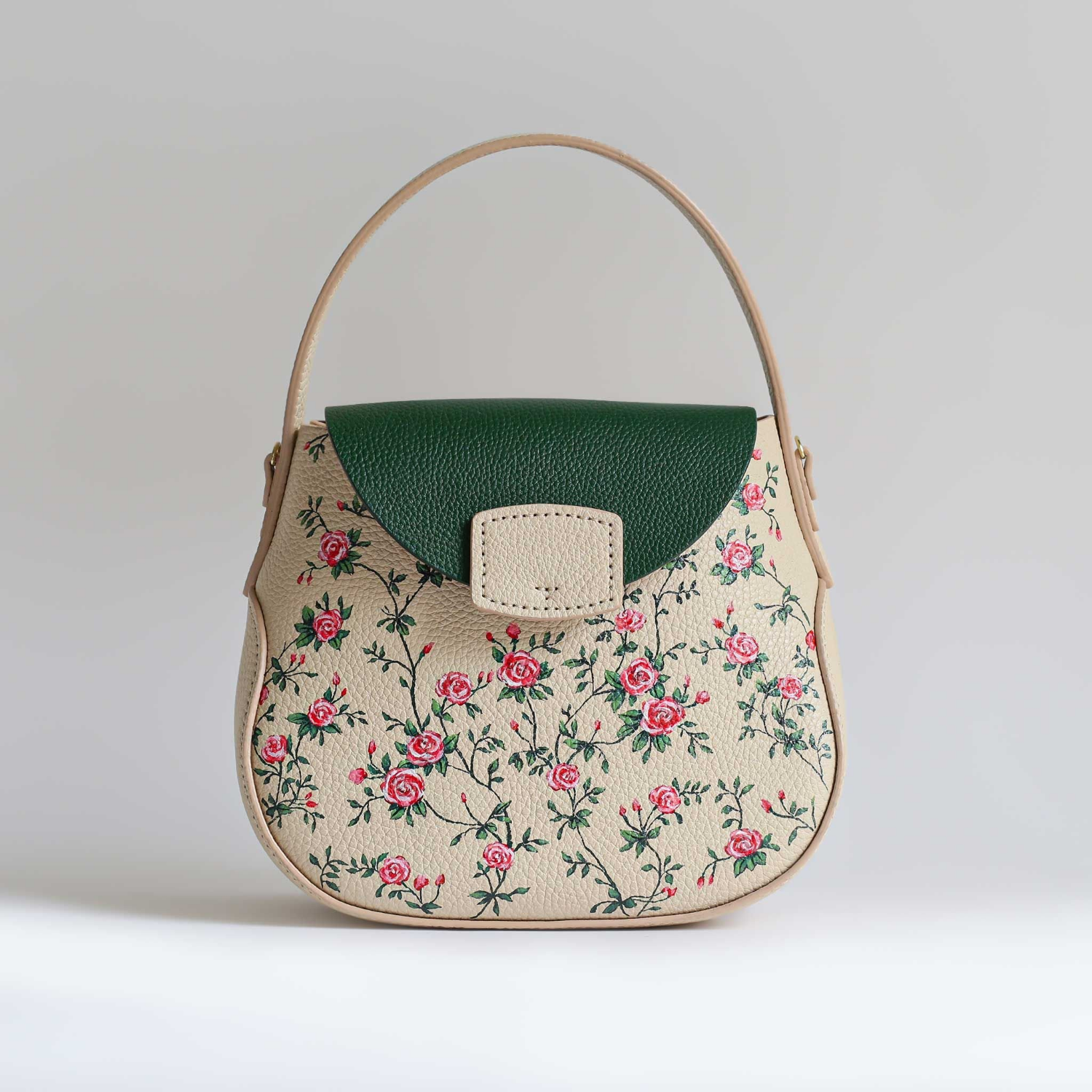 Handmade Pony Rose Hand Bag/Shoulder Bag