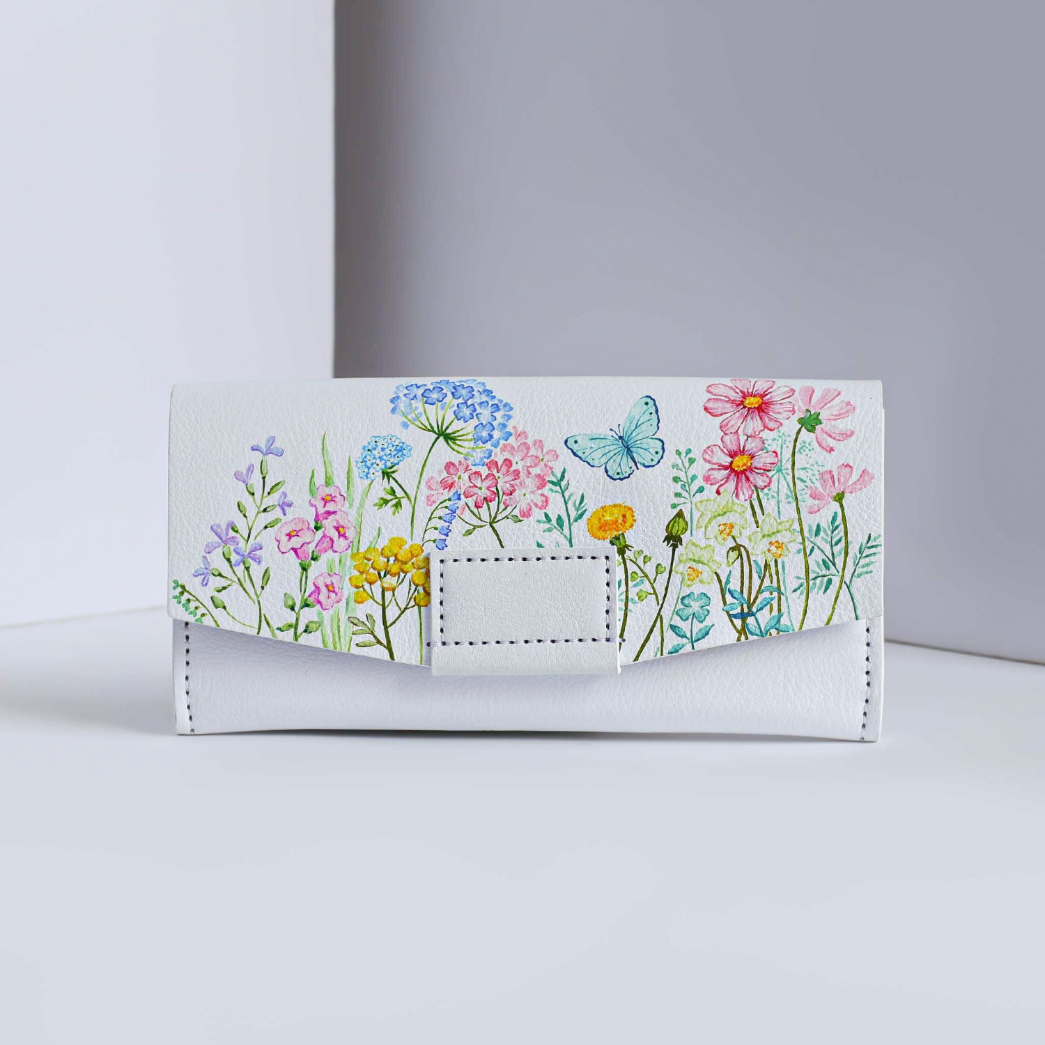 Handmade Spring flowers Wallet