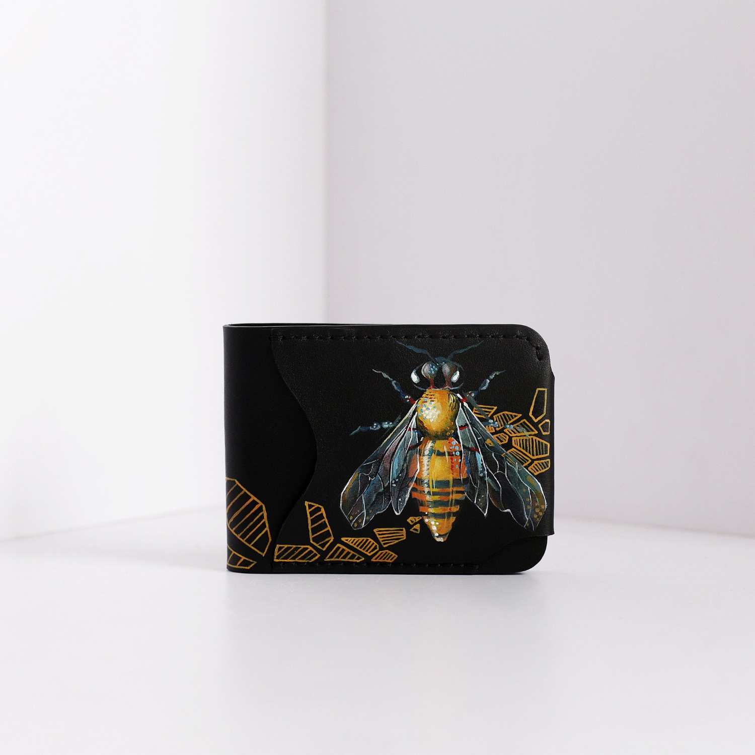 Handmade Bee Zen Wallet