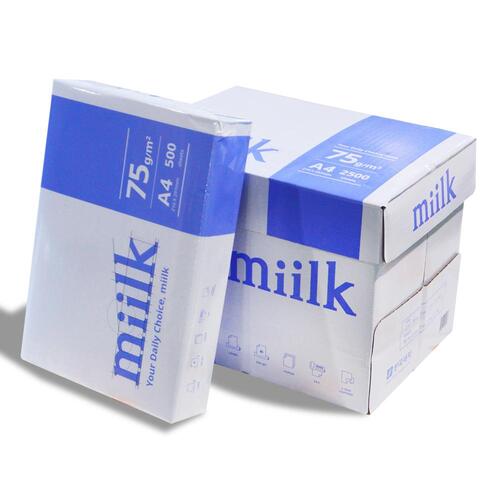 밀크 A4 75g 2500매 1BOX 복사용지 MILK