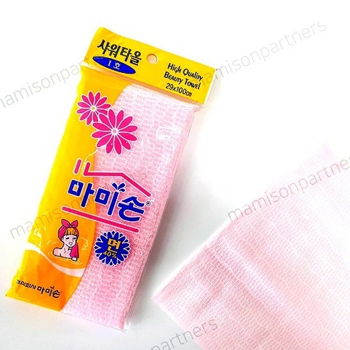 마미손 부드러운 때타올 일회용 샤워타올 면사 1호