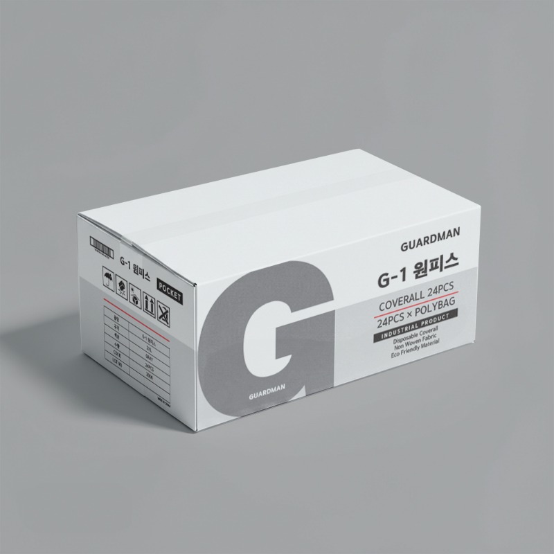 가드맨 G-1 원피스작업복 회색 1BOX (24벌)