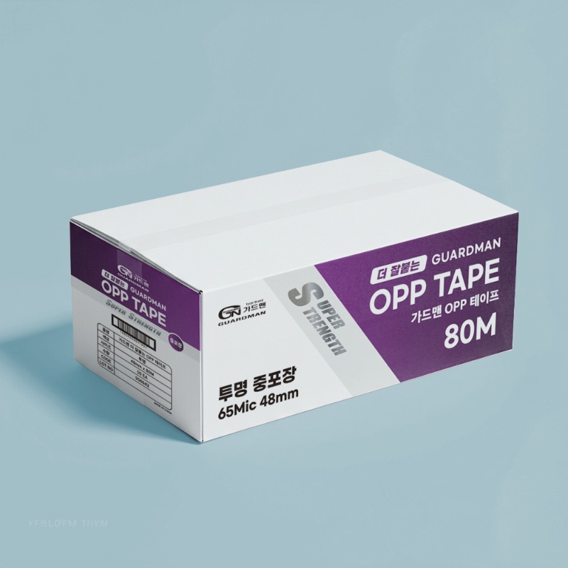 가드맨 OPP테이프 투명 중포장 48mm 80m 1BOX (50ea)