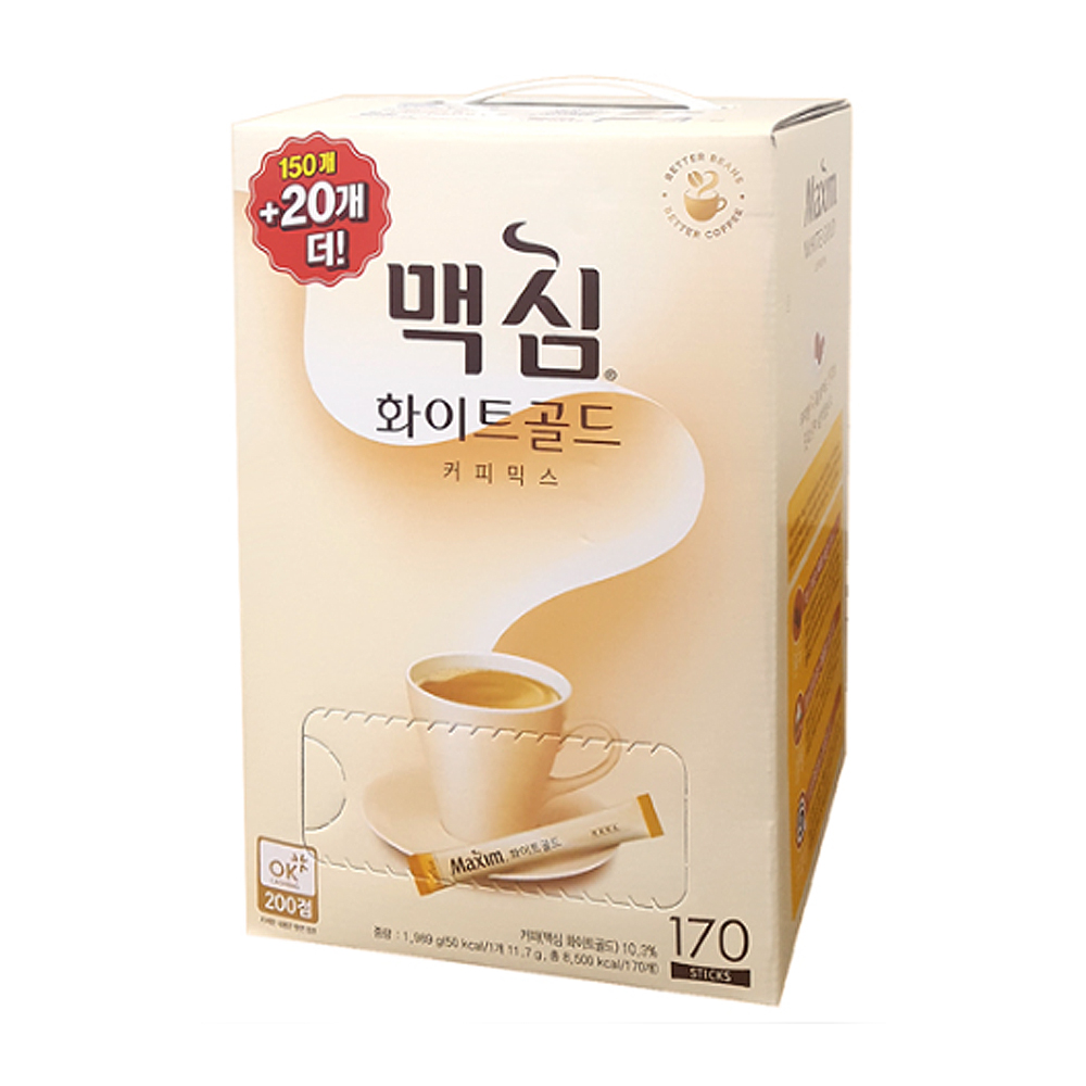 동서식품 맥심 화이트골드 170개입